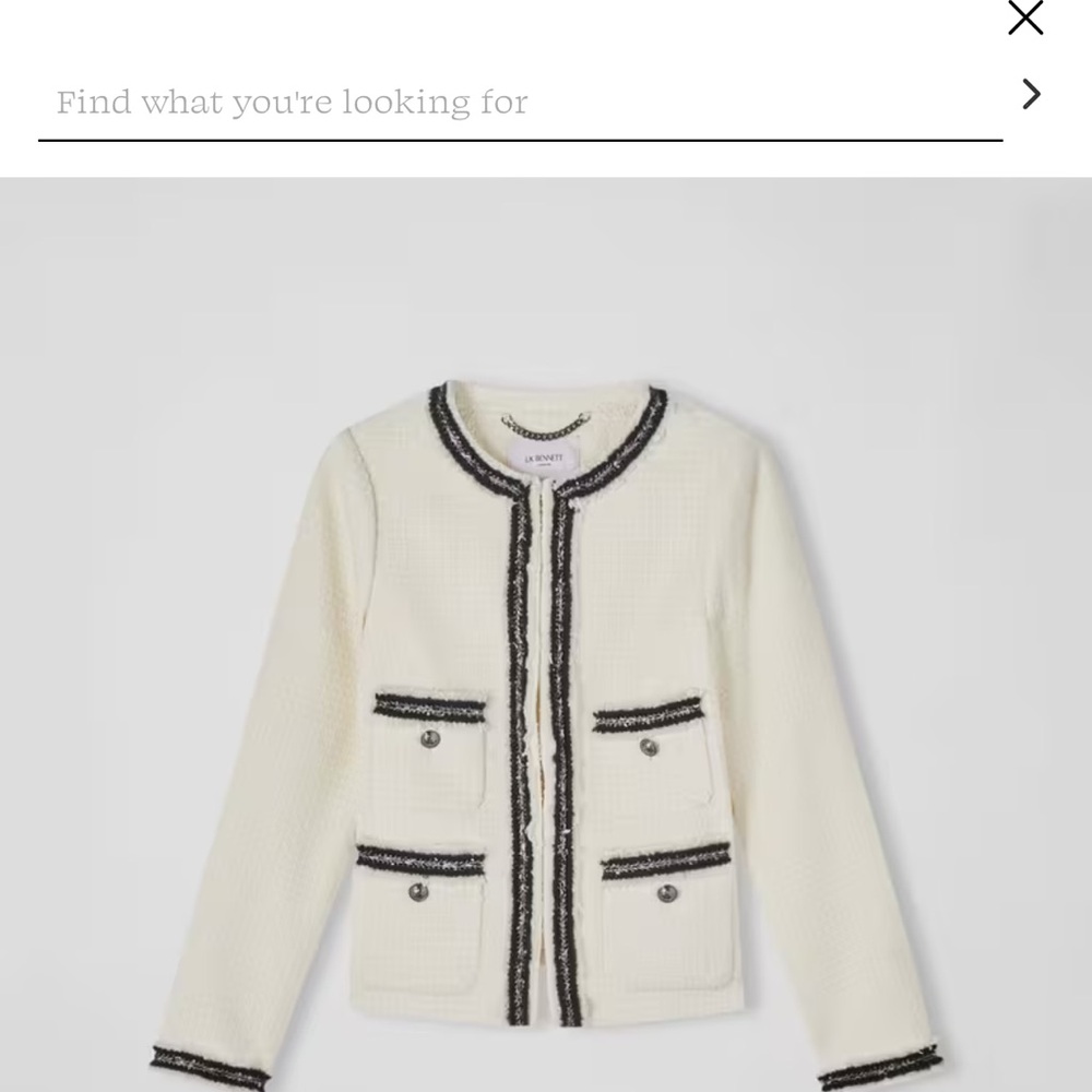 LK Bennett Charlie Tweed Jacket – Size 12